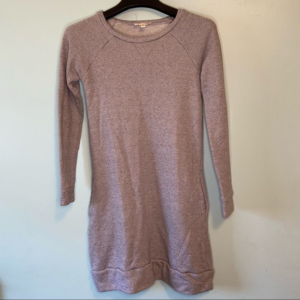 Zenana Outfitters Gray Sweatshirt Dress S